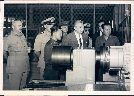1965 Bangkok Thailand SEATO Thai-Australian Vehicle Rebuild Workshop Press Photo - Historic Images