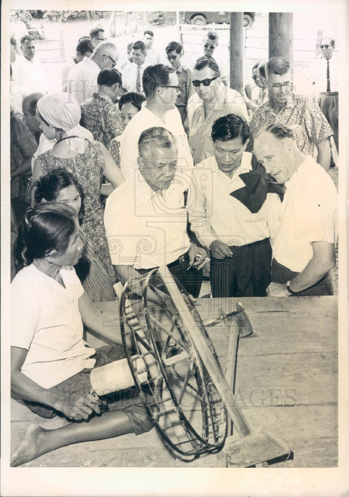 1965 Bangkok, Thailand SEATO Community Development Seminar Press Photo - Historic Images