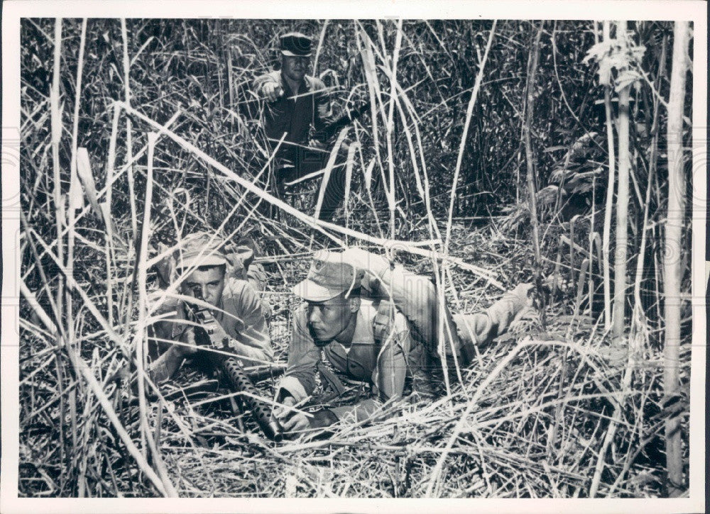 Undated Philippine &amp; US Troops SEATO Counter-Guerrilla Operations Press Photo - Historic Images