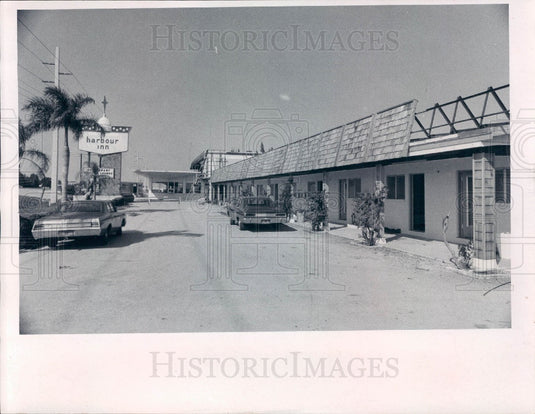 1969 Charlotte Harbor, Florida Harbor Inn Press Photo - Historic Images
