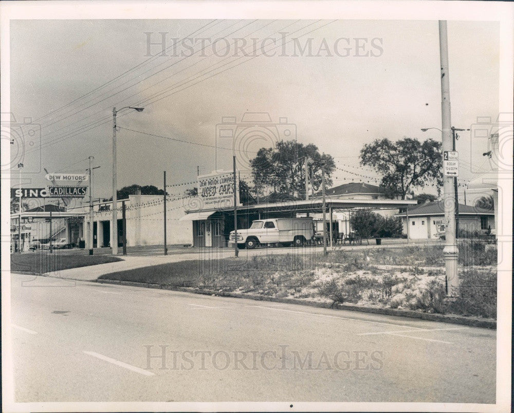 1965 St. Petersburg, Florida Dew Motor Co Press Photo - Historic Images