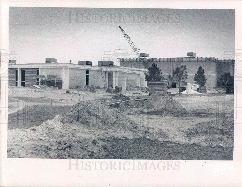 1971 Punta Gorda, Florida Junior High School Construction Press Photo - Historic Images