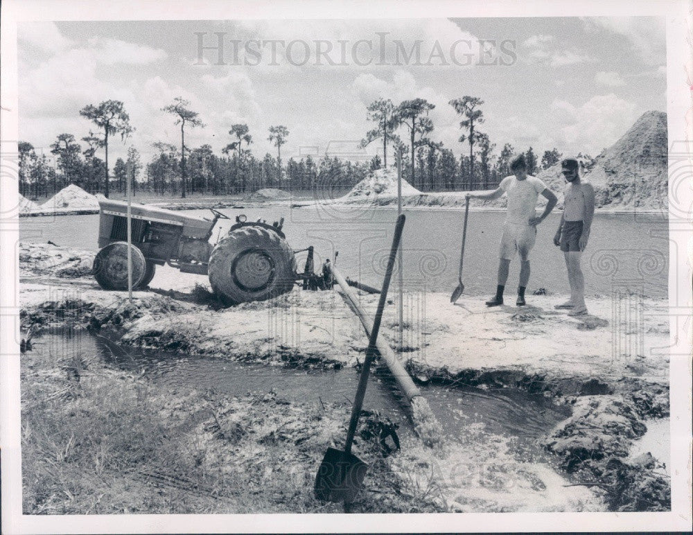 1971 Bradenton FL De Soto Memorial Speedway Motorcycle Racing Site Press Photo - Historic Images