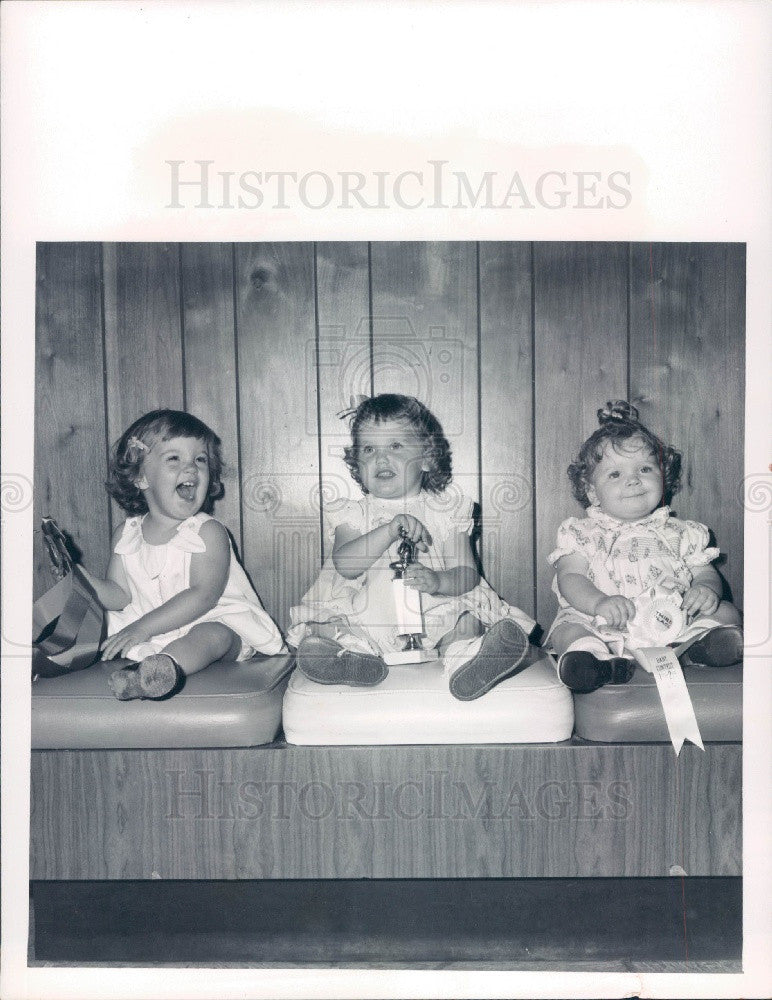 1973 New Port Richey, Florida Chasco Fiesta Baby Contest Winners Press Photo - Historic Images