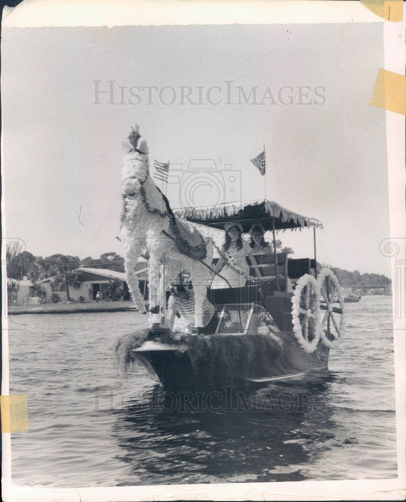 1969 New Port Richey, Florida Chasco Fiesta Miss NPR Leslie Bauer Press Photo - Historic Images