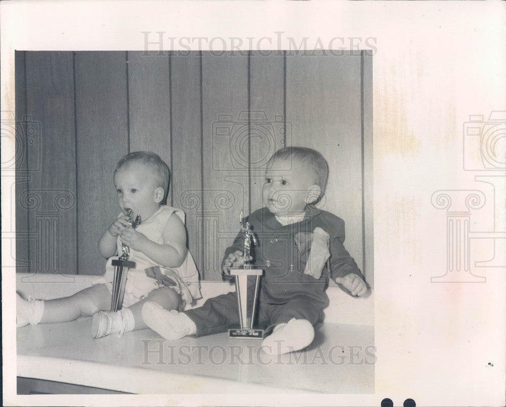 1969 New Port Richey, Florida Chasco Fiesta Baby Contest Winners Press Photo - Historic Images