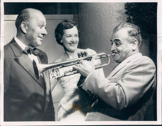 1955 St. Petersburg, Florida Charity Ball Entertainers Memphis Five Press Photo - Historic Images