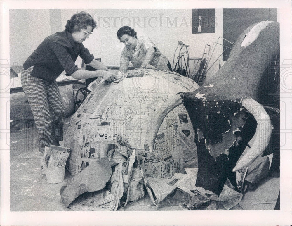 1969 St Petersburg, Florida Children&#39;s Hosp Charity Ball Decorations Press Photo - Historic Images