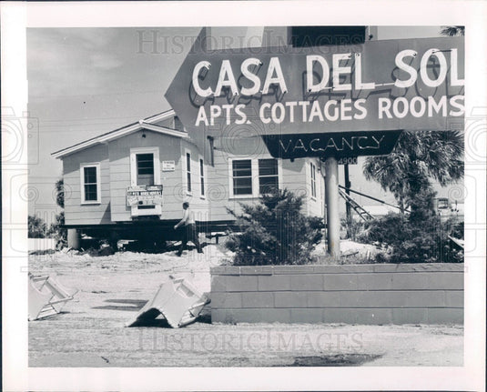 1965 St. Petersburg, Florida Casa Del Sol Cottages Press Photo - Historic Images