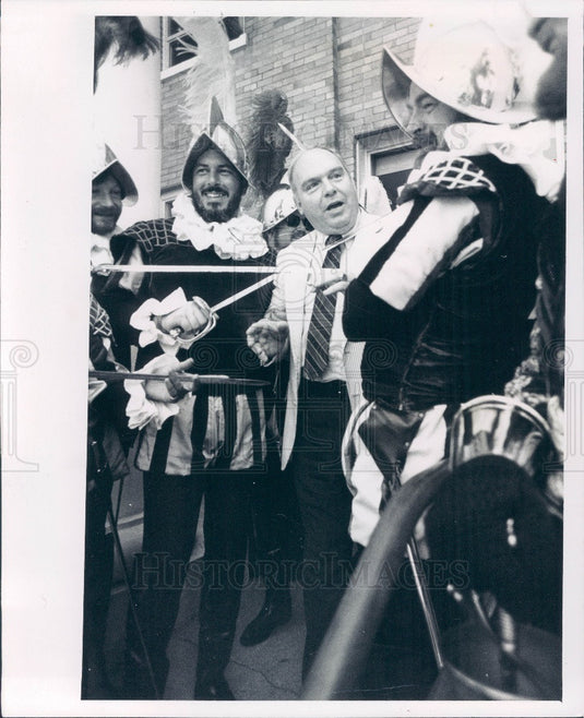 1981 Bradenton, Florida De Soto Celebration Mock Warfare Press Photo - Historic Images