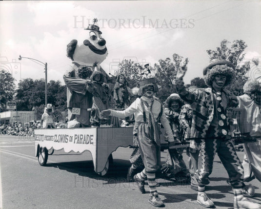 1980 Palmetto, Florida De Soto Celebration Children's Parade Press Photo - Historic Images