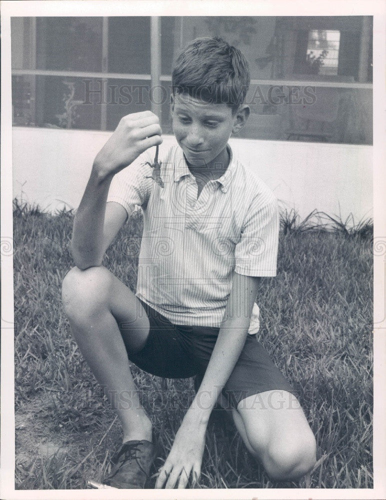 1967 Meadowlawn, Florida Billy Walker &amp; Chameleon Press Photo - Historic Images