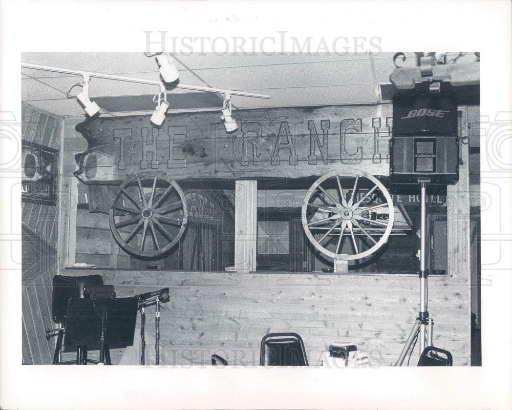 1983 Tampa Bay, Florida Dillon&#39;s Restaurant Decor Press Photo - Historic Images