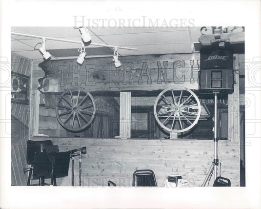1983 Tampa Bay, Florida Dillon's Restaurant Decor Press Photo - Historic Images