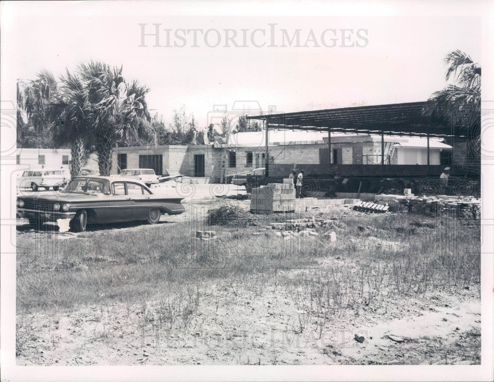 1962 Punta Gorda, Florida Charlotte Community Hospital Expansion Press Photo - Historic Images