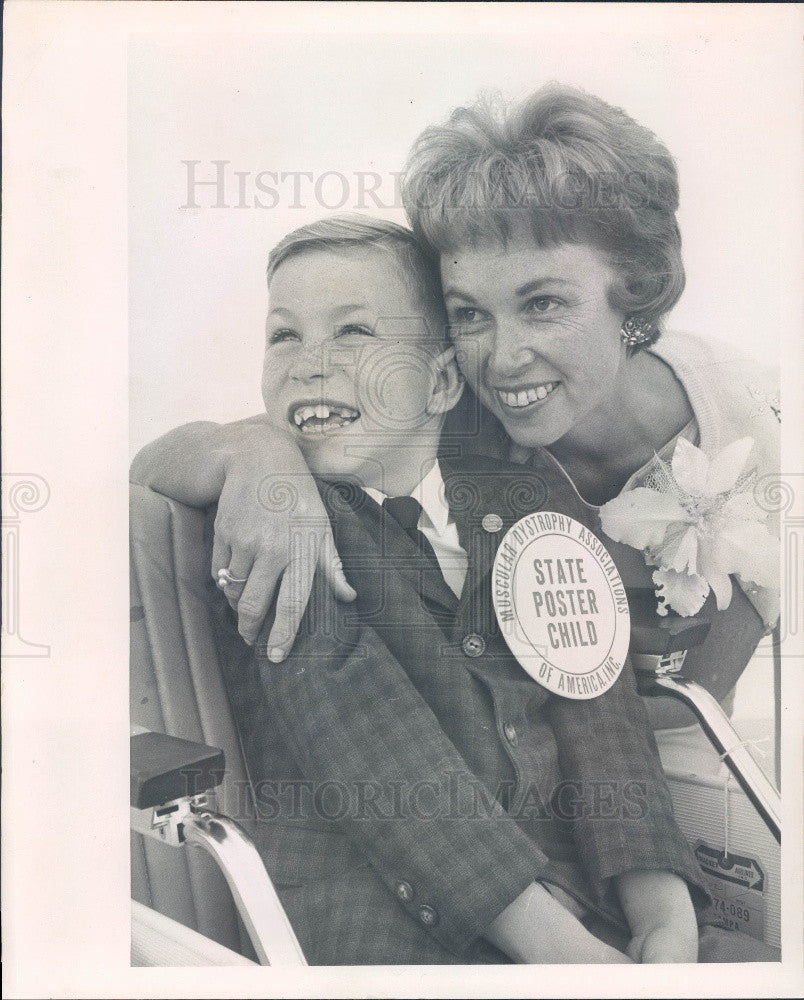 1966 Muscular Dystrophy Association Poster Child Billy Smith Press Photo - Historic Images