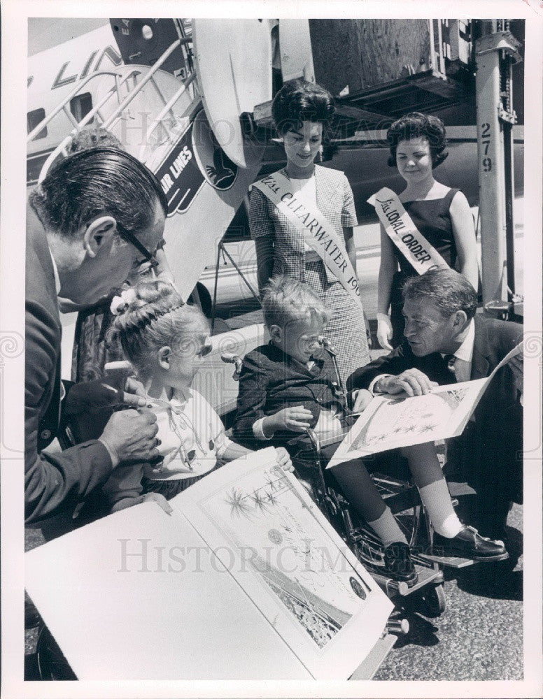 1963 Muscular Dystrophy Assoc Poster Children Kerrie/Robbie Whitaker Press Photo - Historic Images