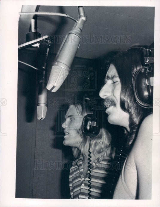 1973 Rock Band Pete Butterfly's All Stars w/ Tommy Carr/Mark Schiano Press Photo - Historic Images