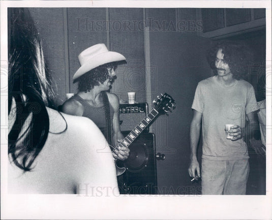 1973 Rock Band Pete Butterfly's All Stars w/ Chuck Williams Press Photo - Historic Images