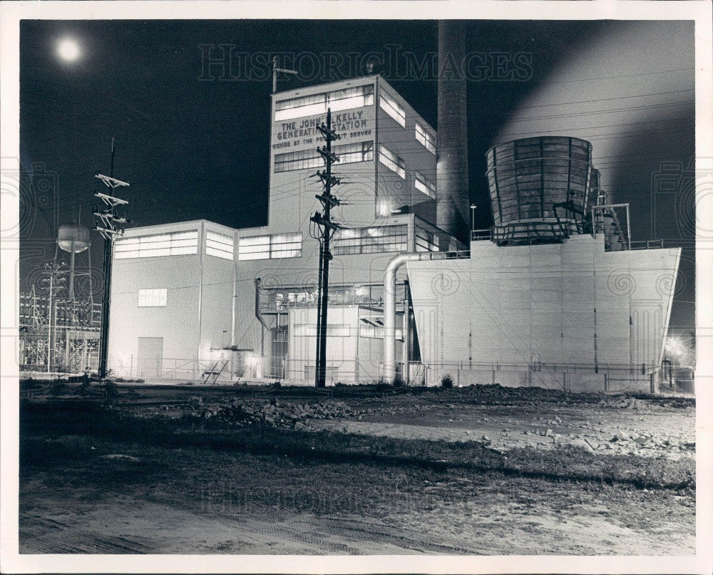 Undated Gainesville, Florida John R. Kelly Generating Station Press Photo - Historic Images