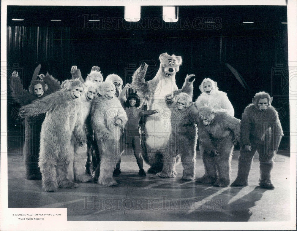 1972 Disney Jungle Book characters Press Photo - Historic Images