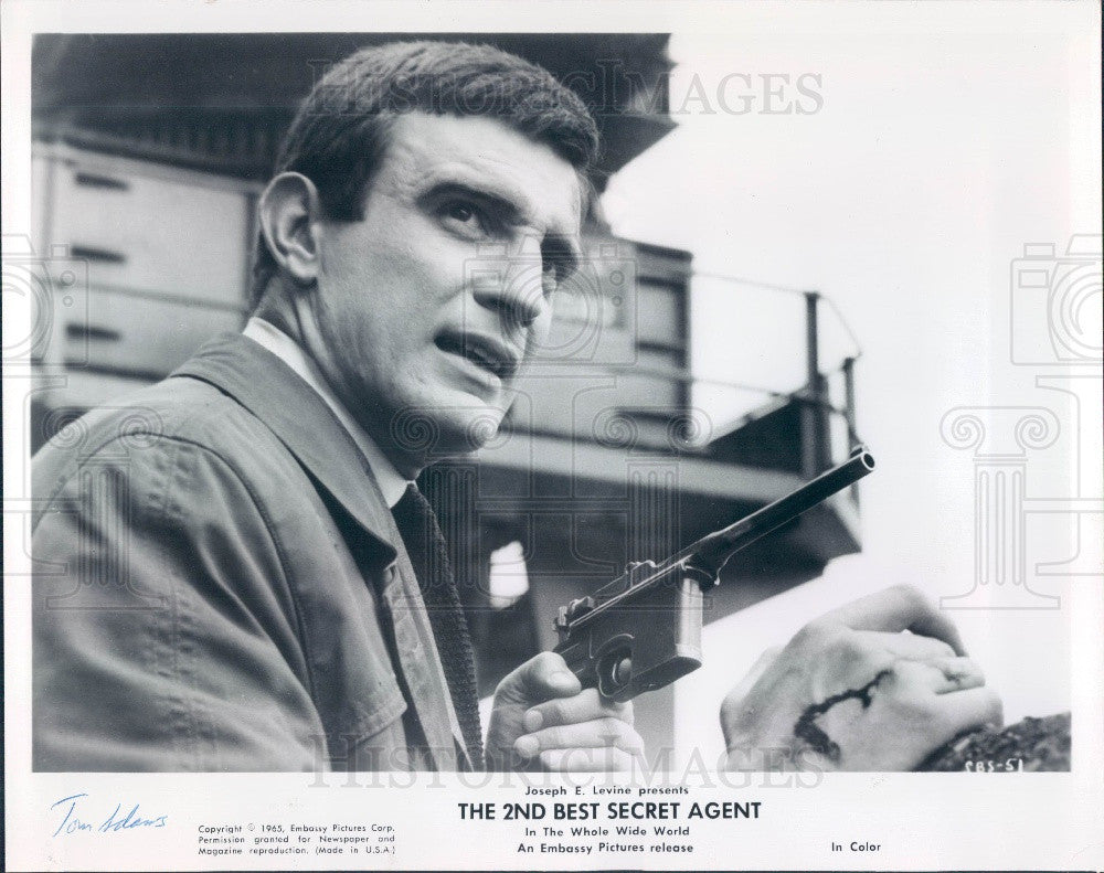 1965 Hollywood Actor Tom Adams Press Photo - Historic Images