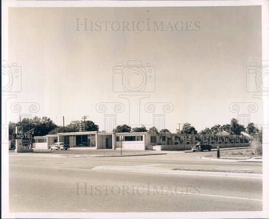 Undated St Petersburg Florida Elite Motel Press Photo - Historic Images