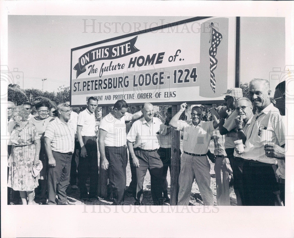 1966 St Petersburg Florida Elks Lodge #1224 Press Photo - Historic Images