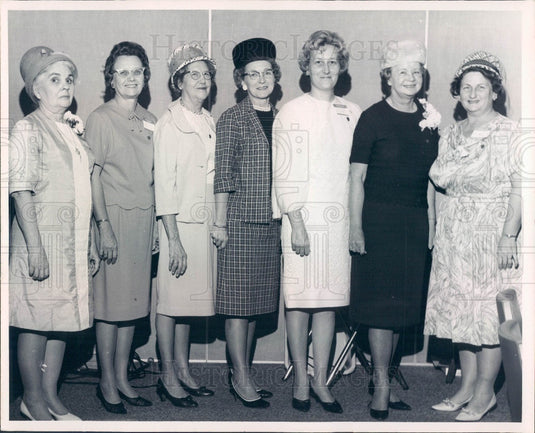 1967 Florida Women's Club Presidents Press Photo - Historic Images