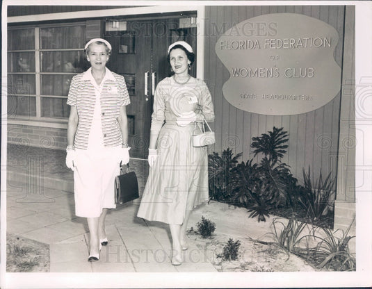 1968 Florida Federation of Women's Clubs Headquarters Press Photo - Historic Images