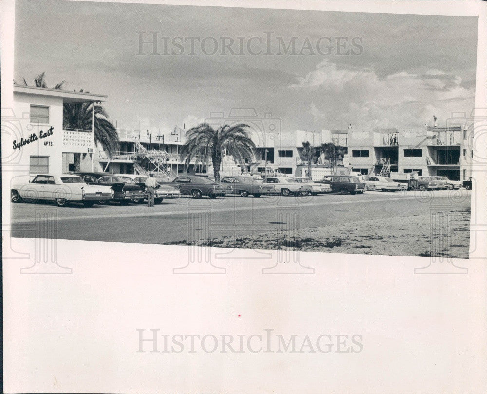 1966 St. Petersburg Beach, Florida Sylvette Apartments Expansion Press Photo - Historic Images