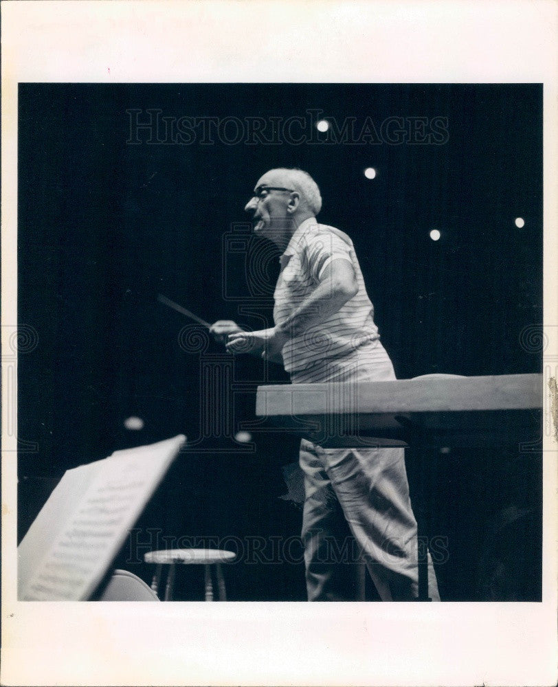 1967 Baltimore Symphony Conductor Peter Herman Adler Press Photo - Historic Images