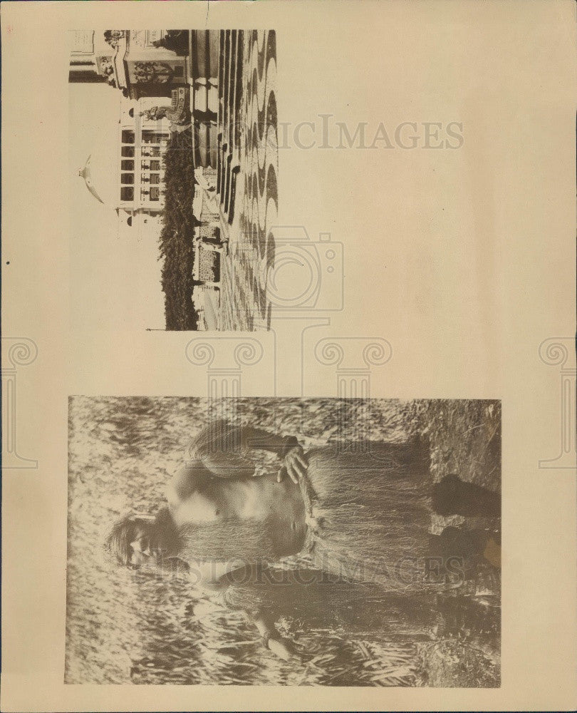 1964 Amazon Yagua Headhunting Indian Chief &amp; Manaus Opera House Press Photo - Historic Images