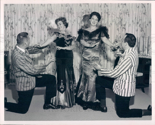 1964 Gulf Beach Florida Woman's Club Mardi Gras Ball Press Photo - Historic Images