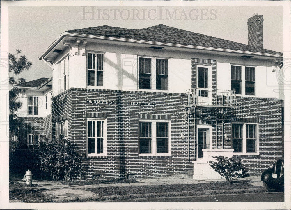 1948 St Petersburg Florida Woman&#39;s Hospital Press Photo - Historic Images