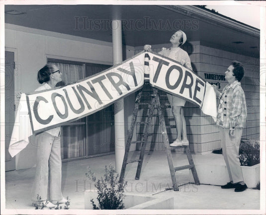 1971 Yankeetown Florida Woman's Club Press Photo - Historic Images