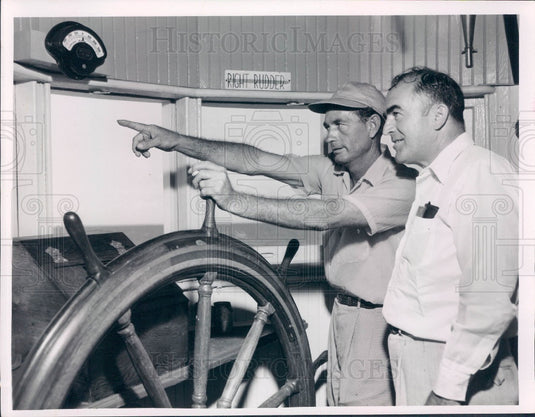 Undated St Petersburg Florida Bee Line Ferry J. D. Winters Press Photo - Historic Images