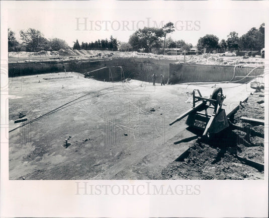 1978 Dunedin Florida Community Center Michigan Ave Pool Construction Press Photo - Historic Images