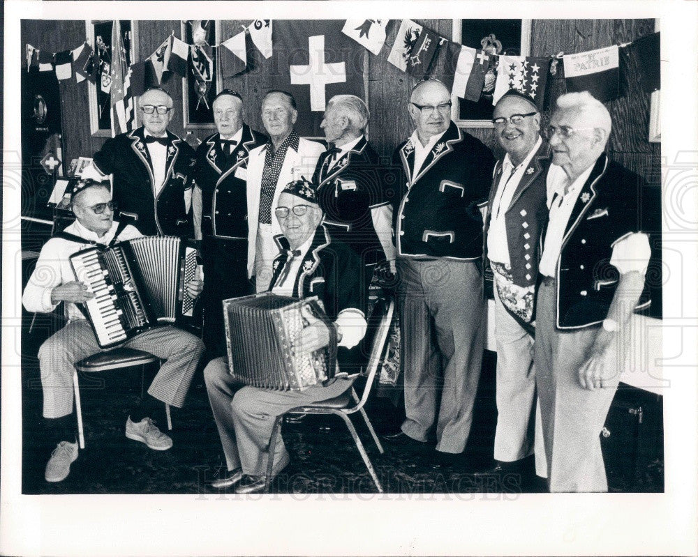 1981 Madeira Beach, Florida Swiss-American Society National Day Press Photo - Historic Images