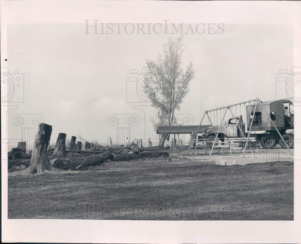 1963 St. Petersburg, Florida Bay Vista Park Playground Press Photo - Historic Images