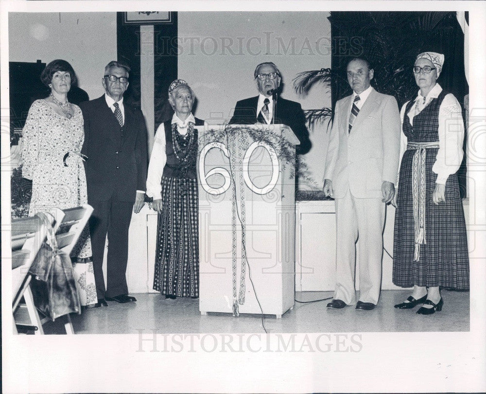 1978 St. Petersburg, Florida Latvian Society Press Photo - Historic Images