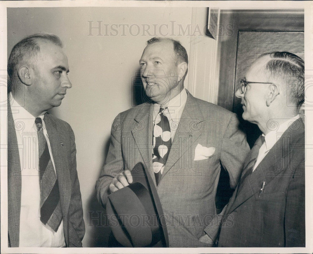 1947 Florida Rep Richard Simpson/Kendrick Guernsey/Dr. Morphet Press Photo - Historic Images