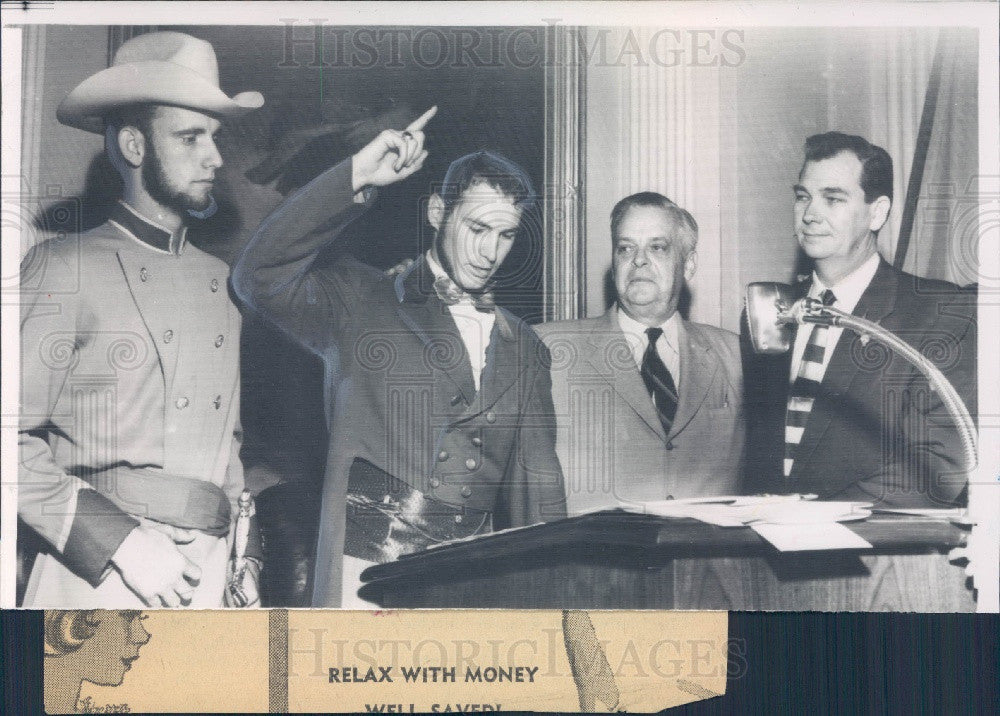 1955 Univ of Florida Students Urge Secession at Florida Legislature  Press Photo - Historic Images