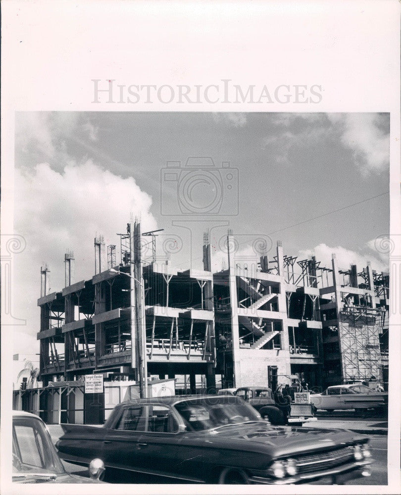 1963 Tampa, Florida Legal Center Construction Press Photo - Historic Images