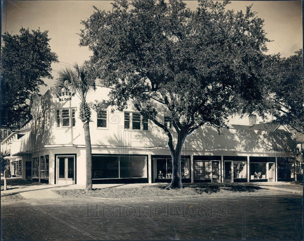 1940 St. Petersburg, Florida Lesler Building Press Photo - Historic Images