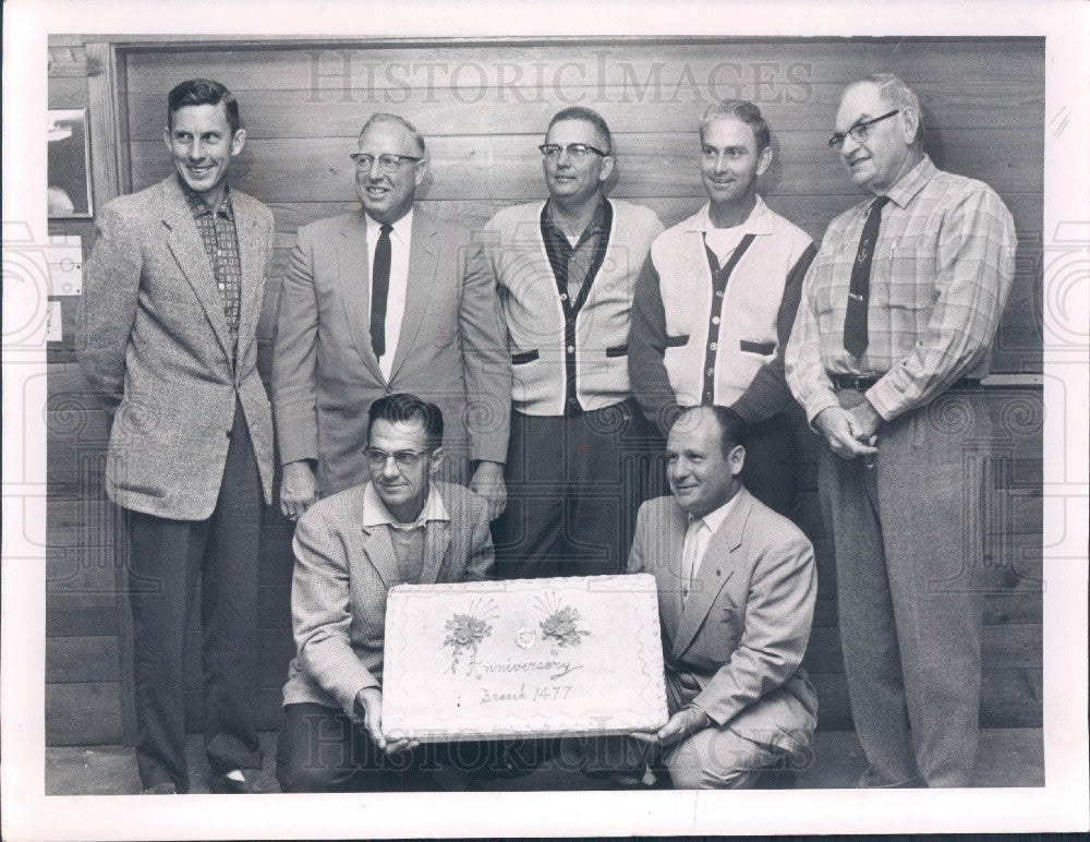 1962 St. Petersburg, Florida Letter Carriers Club Officers Press Photo - Historic Images