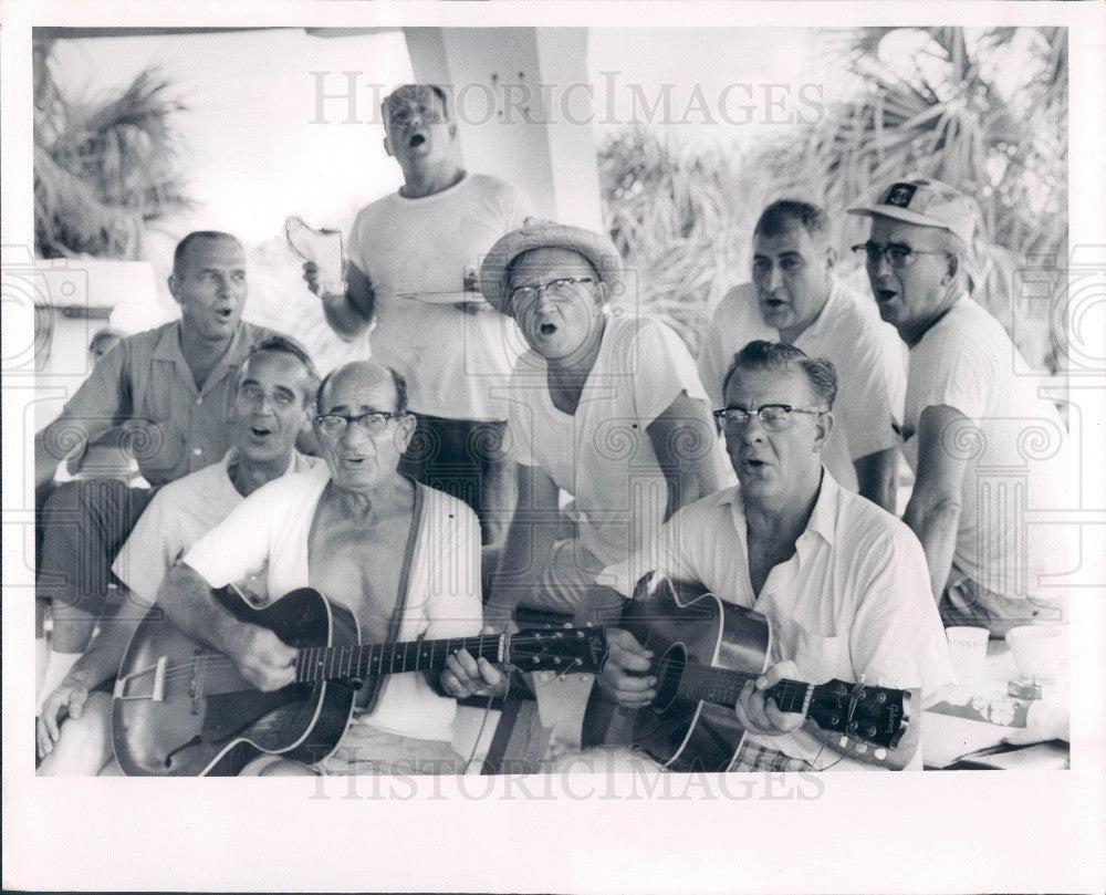 1965 Pinellas County, FL Sunshine City Letter Carriers Assoc Picnic Press Photo - Historic Images