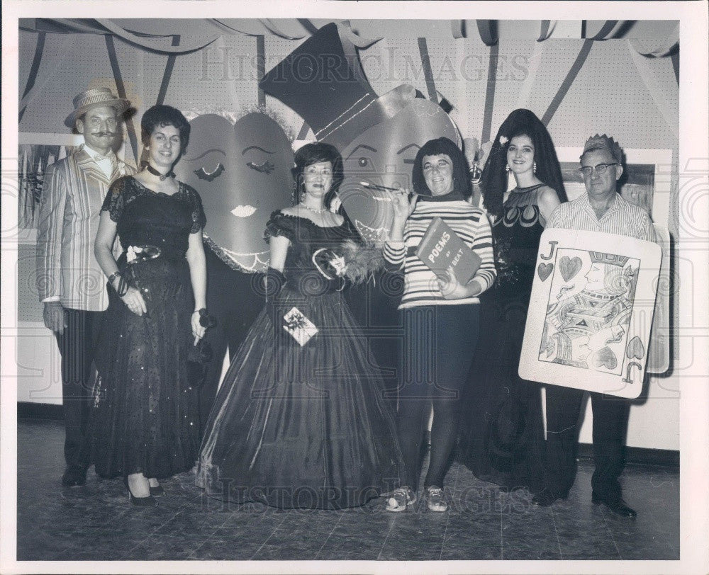 1963 Florida Gulf Coast Beaux Arts Ball Winners Press Photo - Historic Images