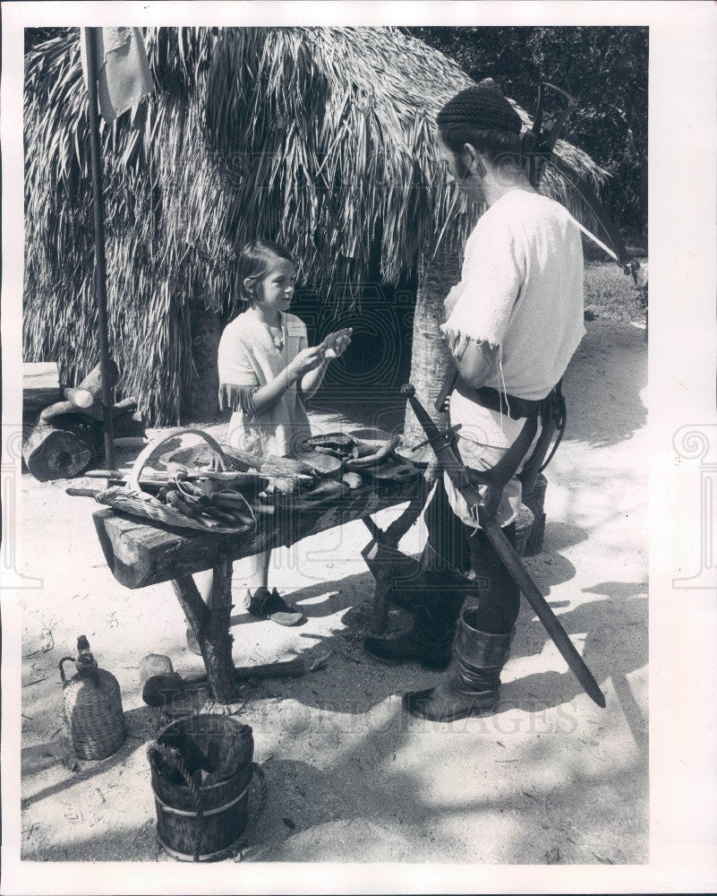 1974 Bradenton, Florida Camp Ucita De Soto Park Press Photo - Historic Images