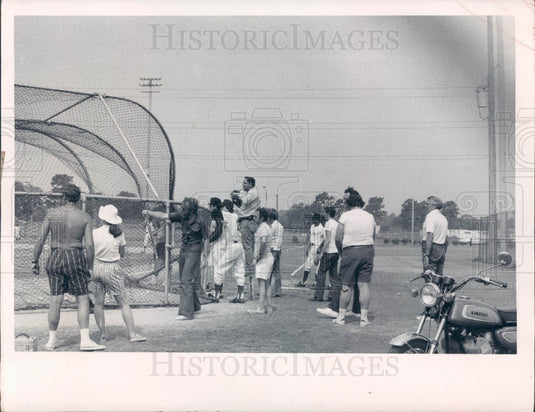 1972 Florida Filming Movie Bang the Drum Slowly Press Photo - Historic Images